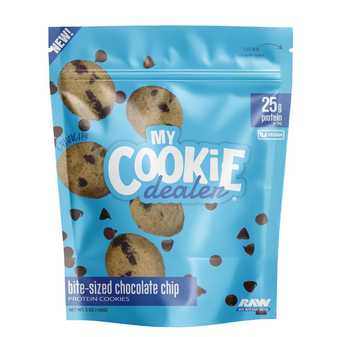 Crunchy Bite-Sized Protein Chocolate Chip Cookie