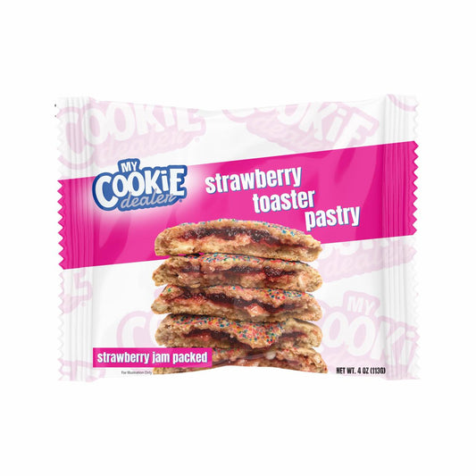 Strawberry Toaster Pastry 4oz Cookie