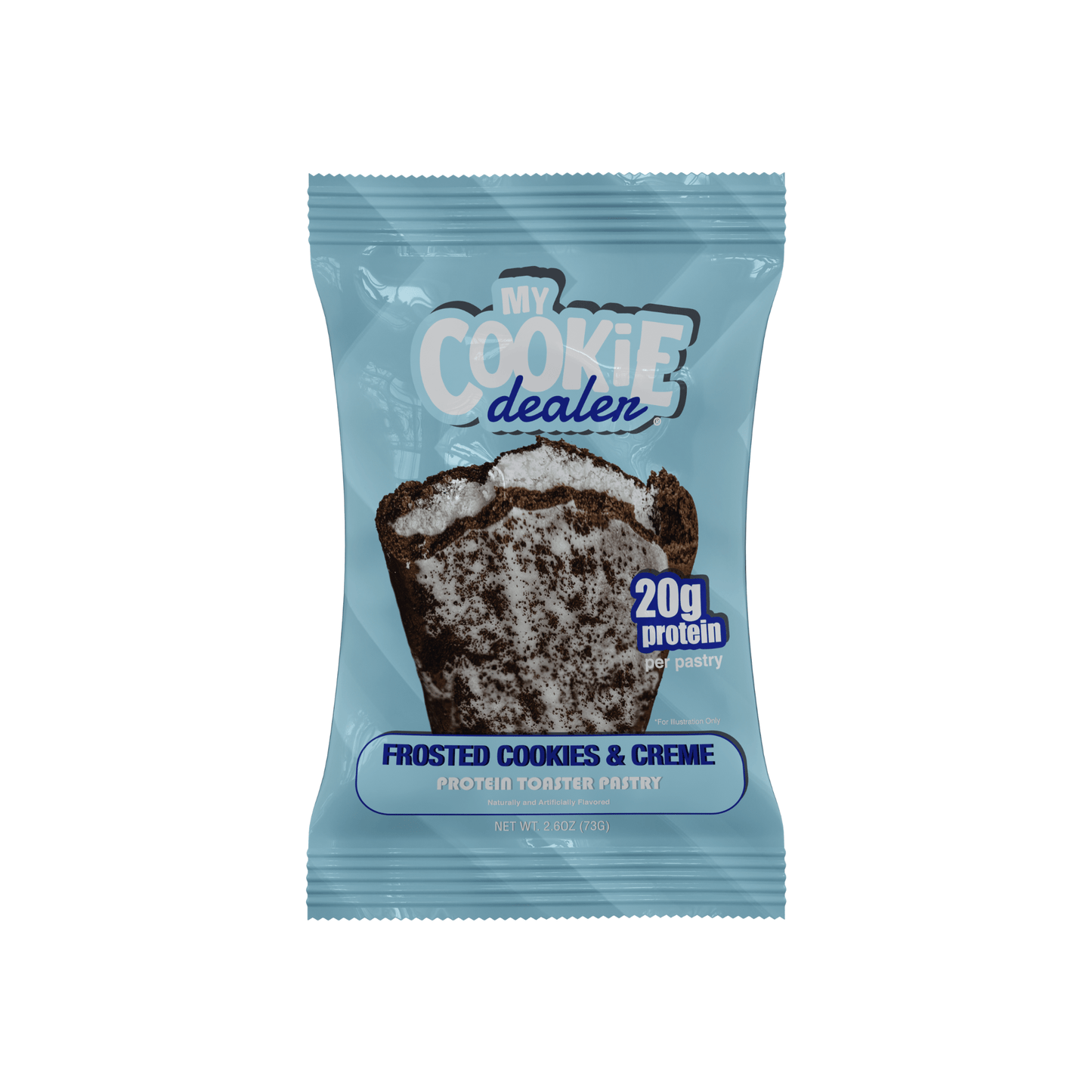 Frosted Cookies & Creme Protein Toaster Pastry 2.6oz