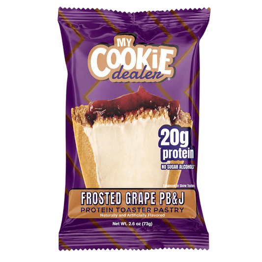 Frosted Grape PB&J Protein Toaster Pastry