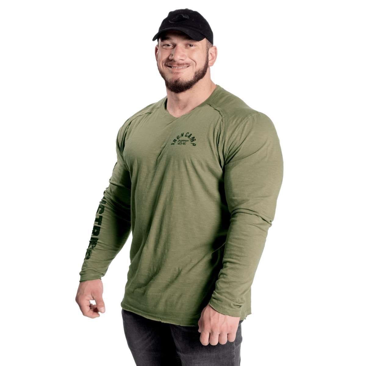 Throwback Ls Tee Washed Green - Grab & Go